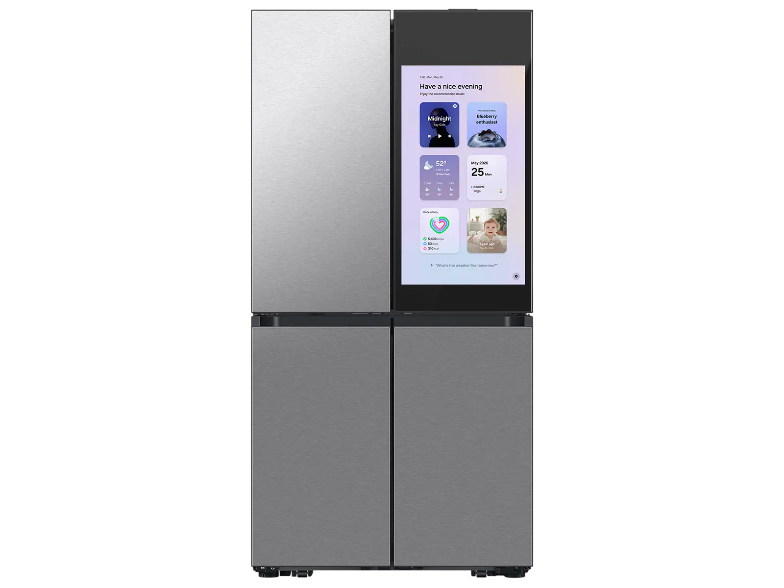 Samsung Bespoke AI 4-Door Flex refrigerator with Family Hub
