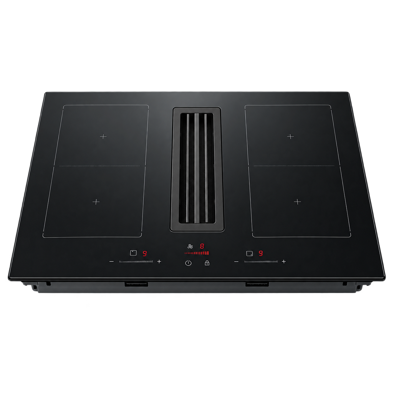 Samsung Extractor Induction Hob with central integrated extractor