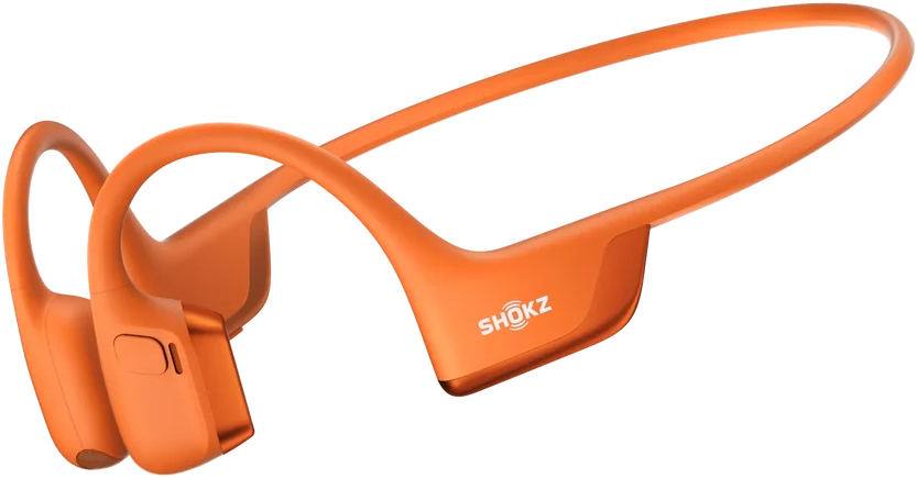 Shokz OpenRun Pro 2 headphones in orange